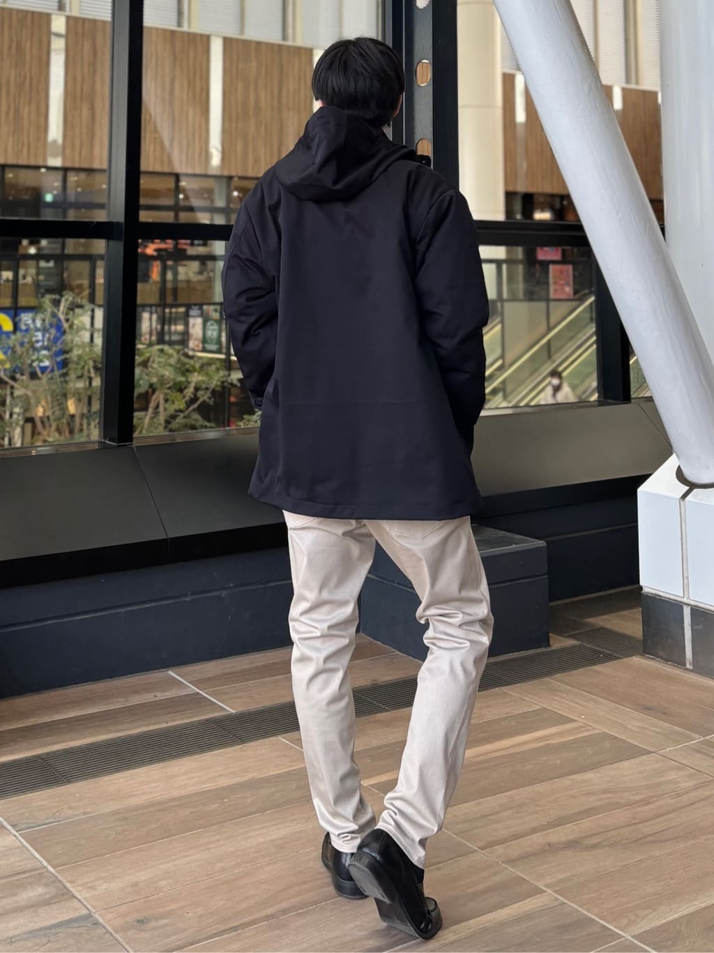 うらしーさんの「THE SHOP TK｜【3WAY】中綿ライナー付き カルゼコート　洗濯機OK/ON・OFF対応」を使ったコーディネート