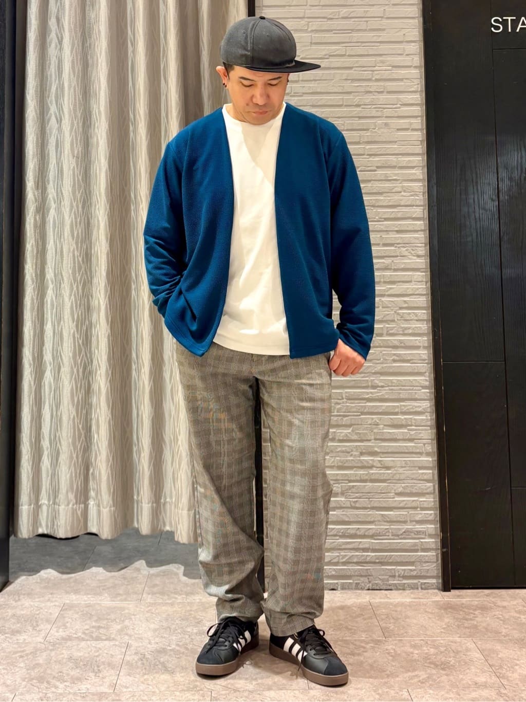 Pーyamaさんの「THE SHOP TK｜【2点セット】カーディガン＋半袖Tシャツ 洗濯機OK」を使ったコーディネート