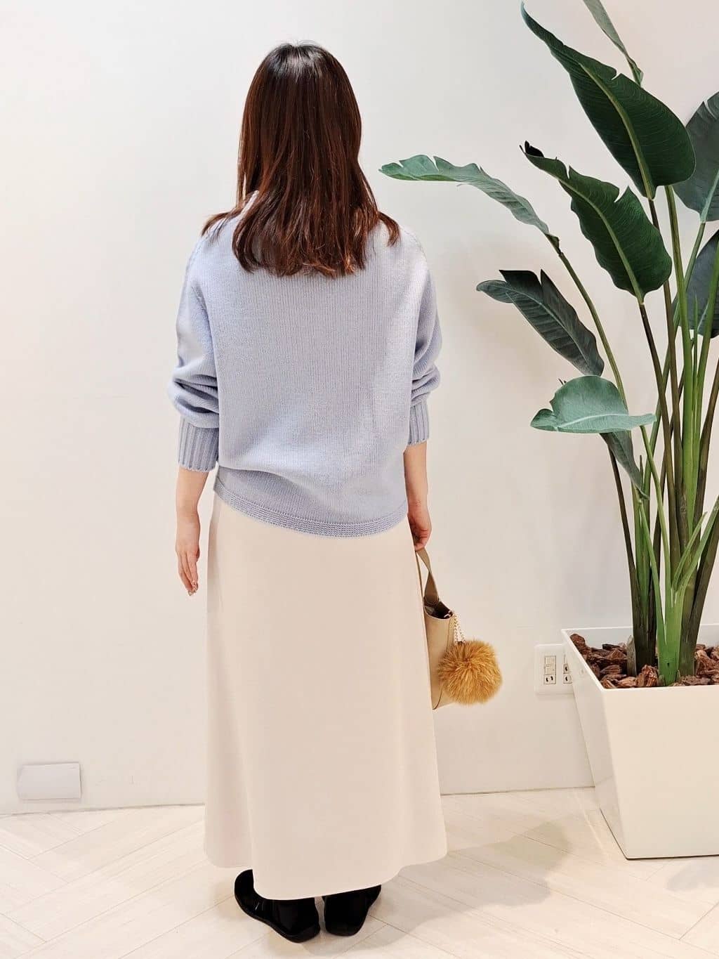 YuKaRiさんの「UNTITLED｜【洗える】スポンディッシュ ボトルネックニット」を使ったコーディネート