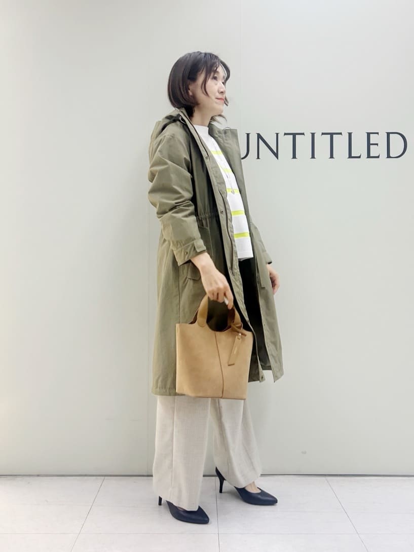 Mikiさんの「UNTITLED｜◆【ゆったり/洗える】クロップドニットプルオーバー」を使ったコーディネート