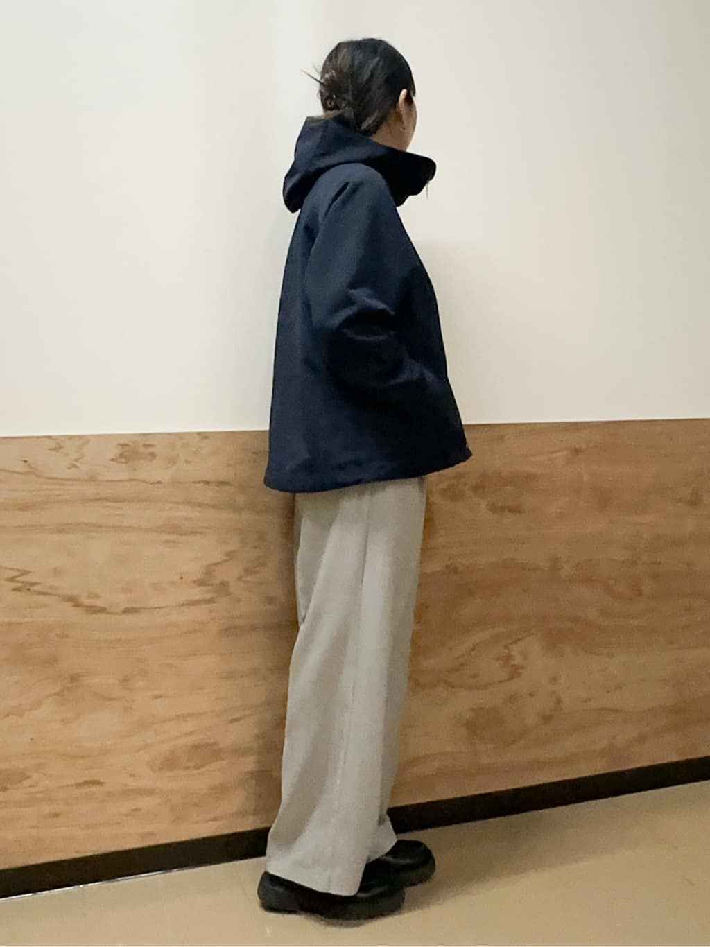 すーさんの「grove｜【貴島明日香さん着用】【撥水】きれいめに着こなせるマウンテンパーカ」を使ったコーディネート