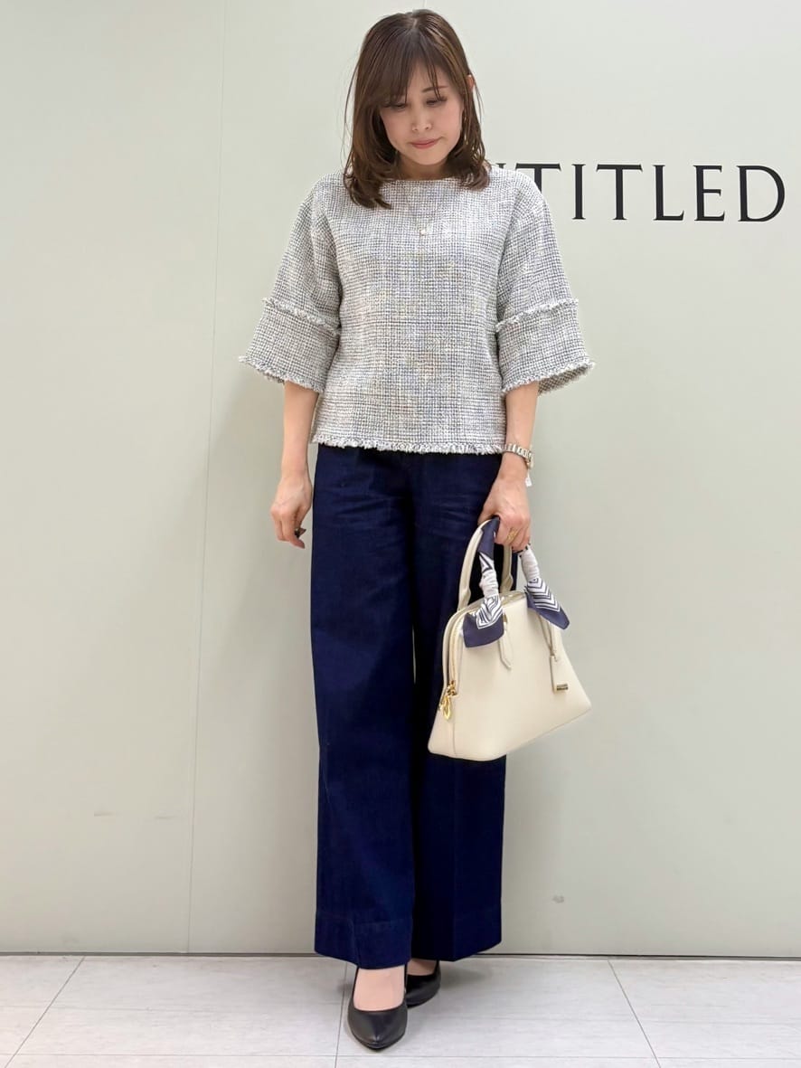 Sakaiさんの「UNTITLED｜【定番人気/はっ水/洗える】タスランショートトレンチコート」を使ったコーディネート
