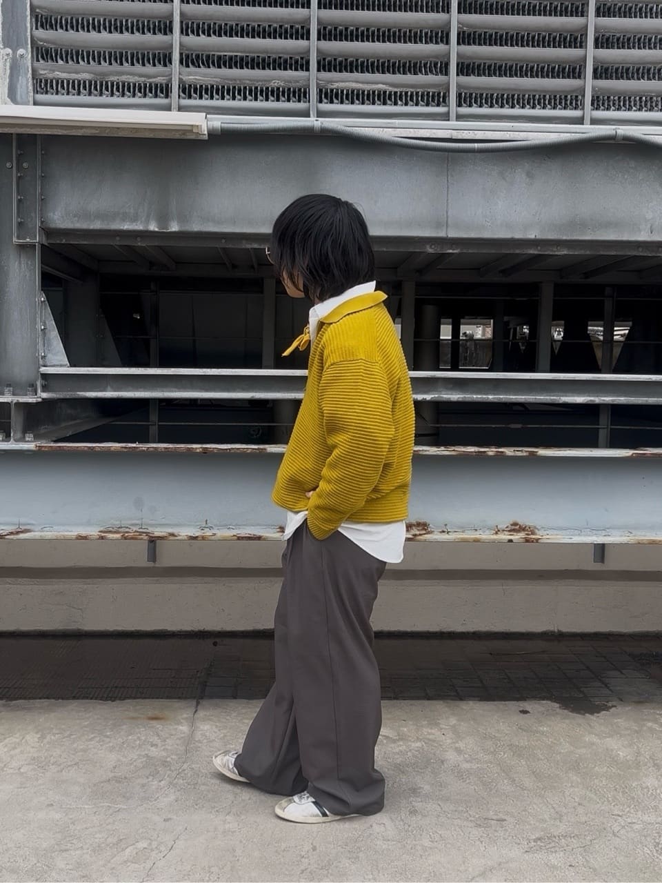 taigaさんの「tk.TAKEO KIKUCHI｜バレルスラックス」を使ったコーディネート