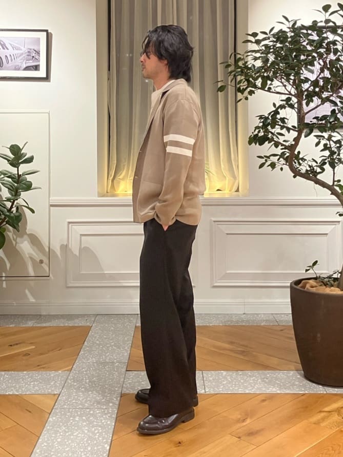 junyaさんの「DRESSTERIOR｜【ウォッシャブル】スプリング ニットジャケット」を使ったコーディネート