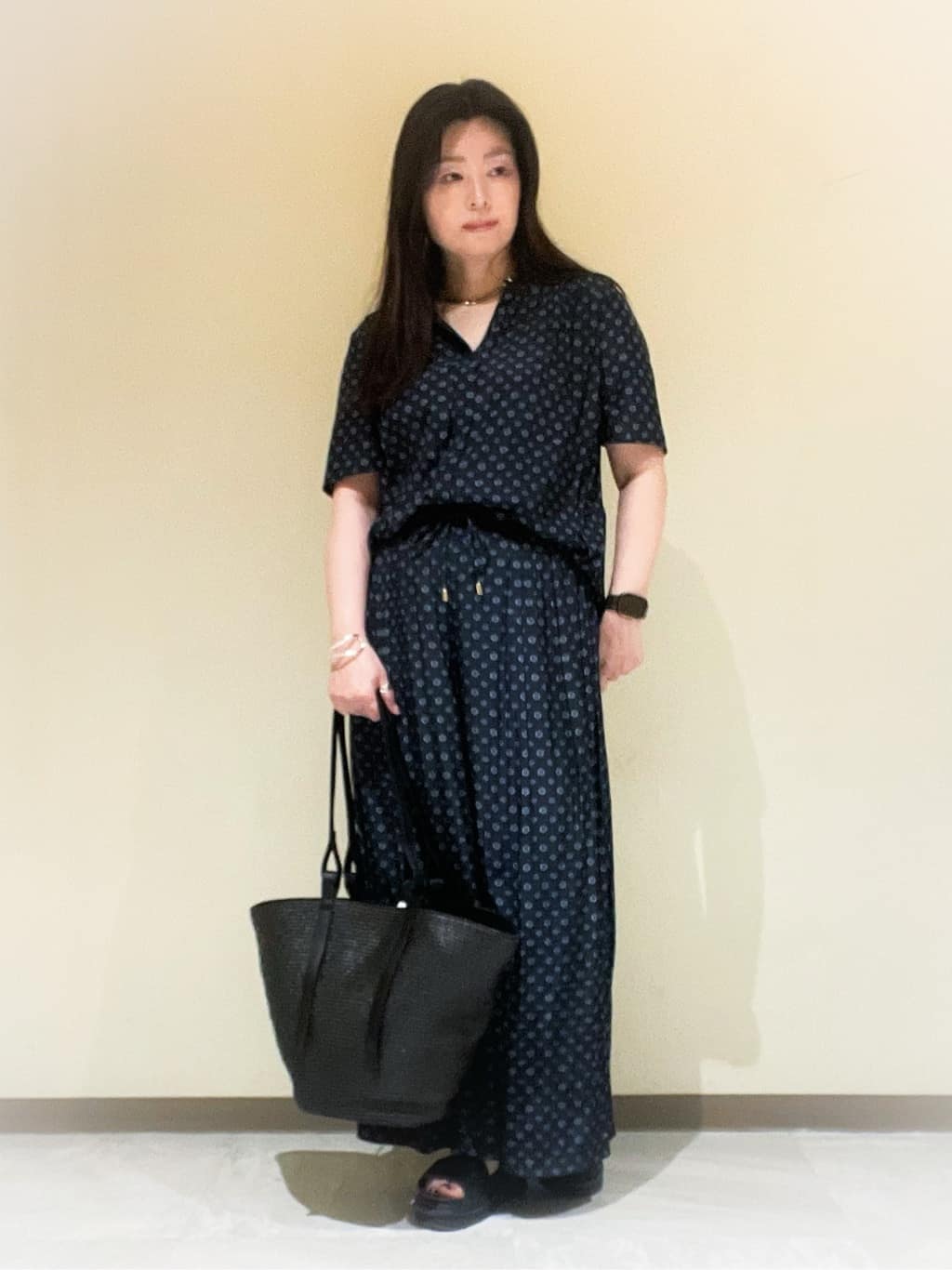 Kuwa-Pさんの「INDIVI｜クロスバングル」を使ったコーディネート