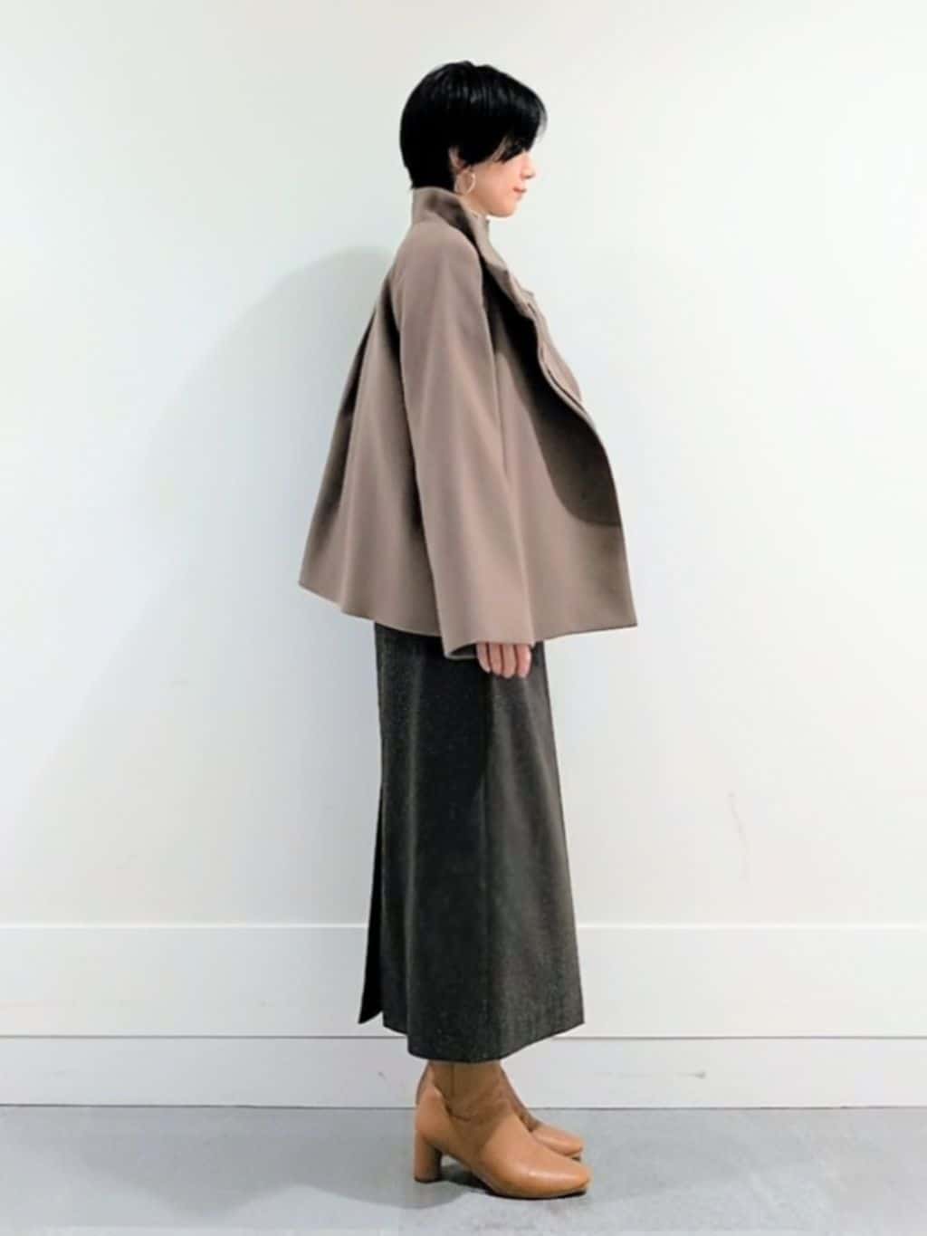 ミズタさんの「UNTITLED｜【8色展開/洗える】ウールカシミヤ ハイネックニット」を使ったコーディネート