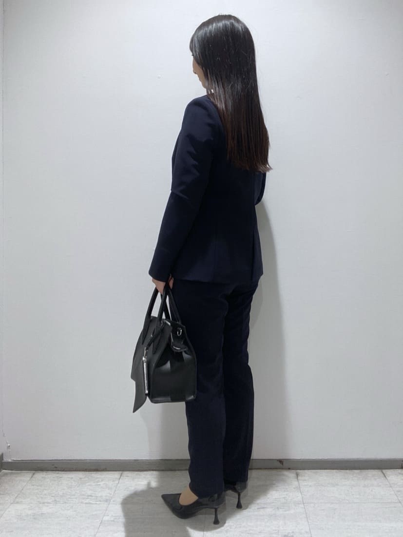 meiさんの「INDIVI｜【通勤スーツ／洗える】ストレッチテーラードカラージャケット」を使ったコーディネート