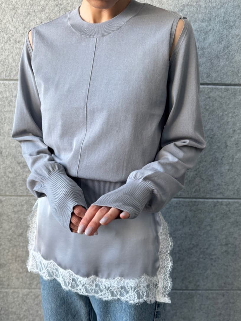 designer yukaさんの「CODE A｜lingerie mood lace cami」を使ったコーディネート