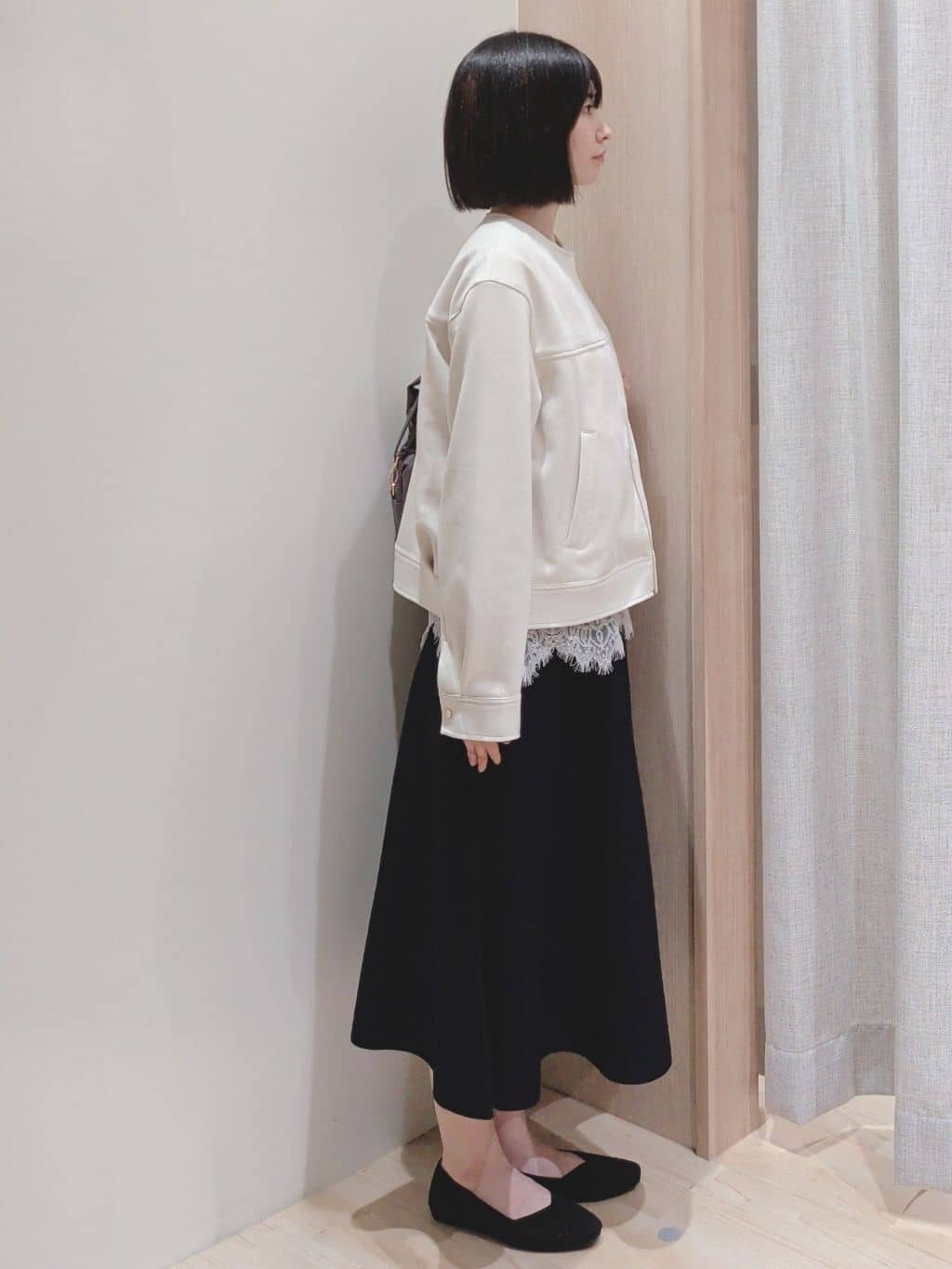 Yuiさんの「grove｜裾アソートペプラムカットソー」を使ったコーディネート