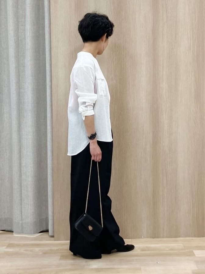 Keiさんの「grove｜【貴島明日香さん着用】お仕事も普段も。今どきワークシャツブラウス」を使ったコーディネート