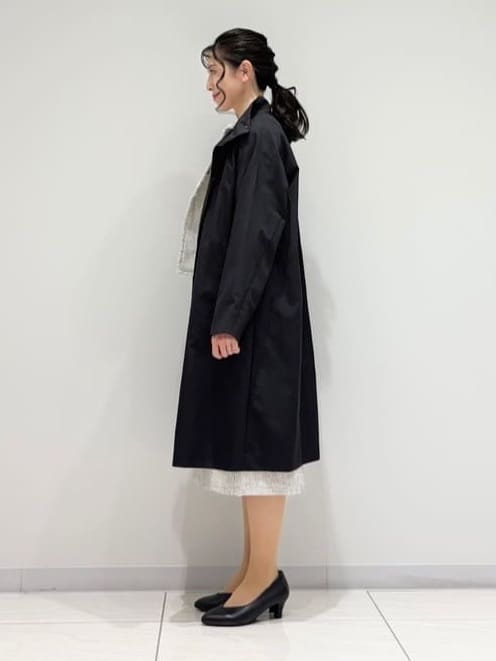 kayoさんの「INDIVI｜【撥水／軽量】ミニマル スタンドカラーコート」を使ったコーディネート