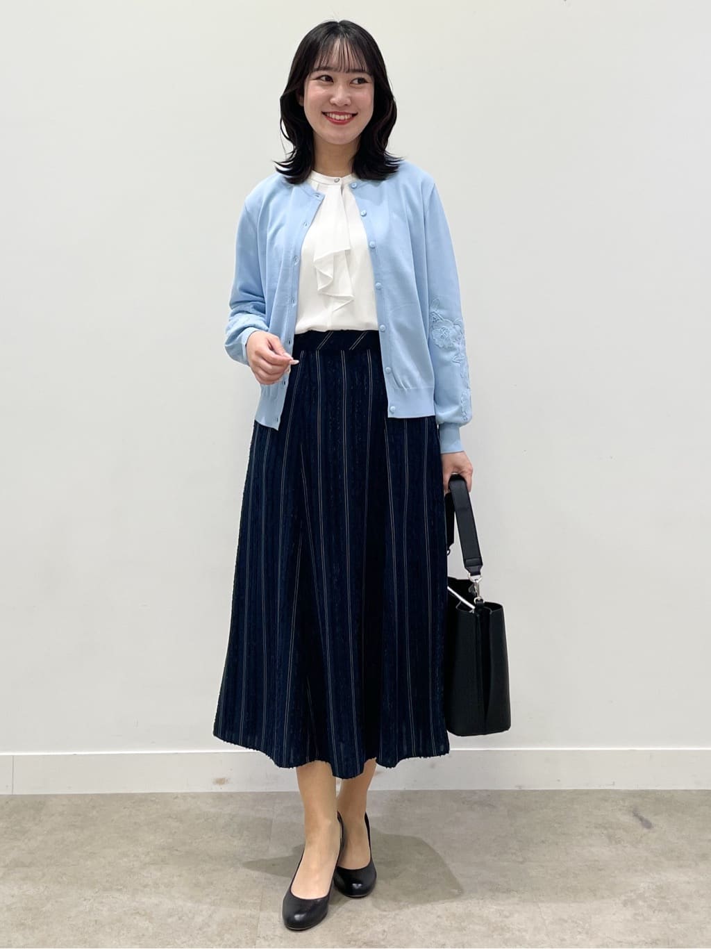 yukariさんの「Reflect｜レースデザインスリーブカーディガン」を使ったコーディネート