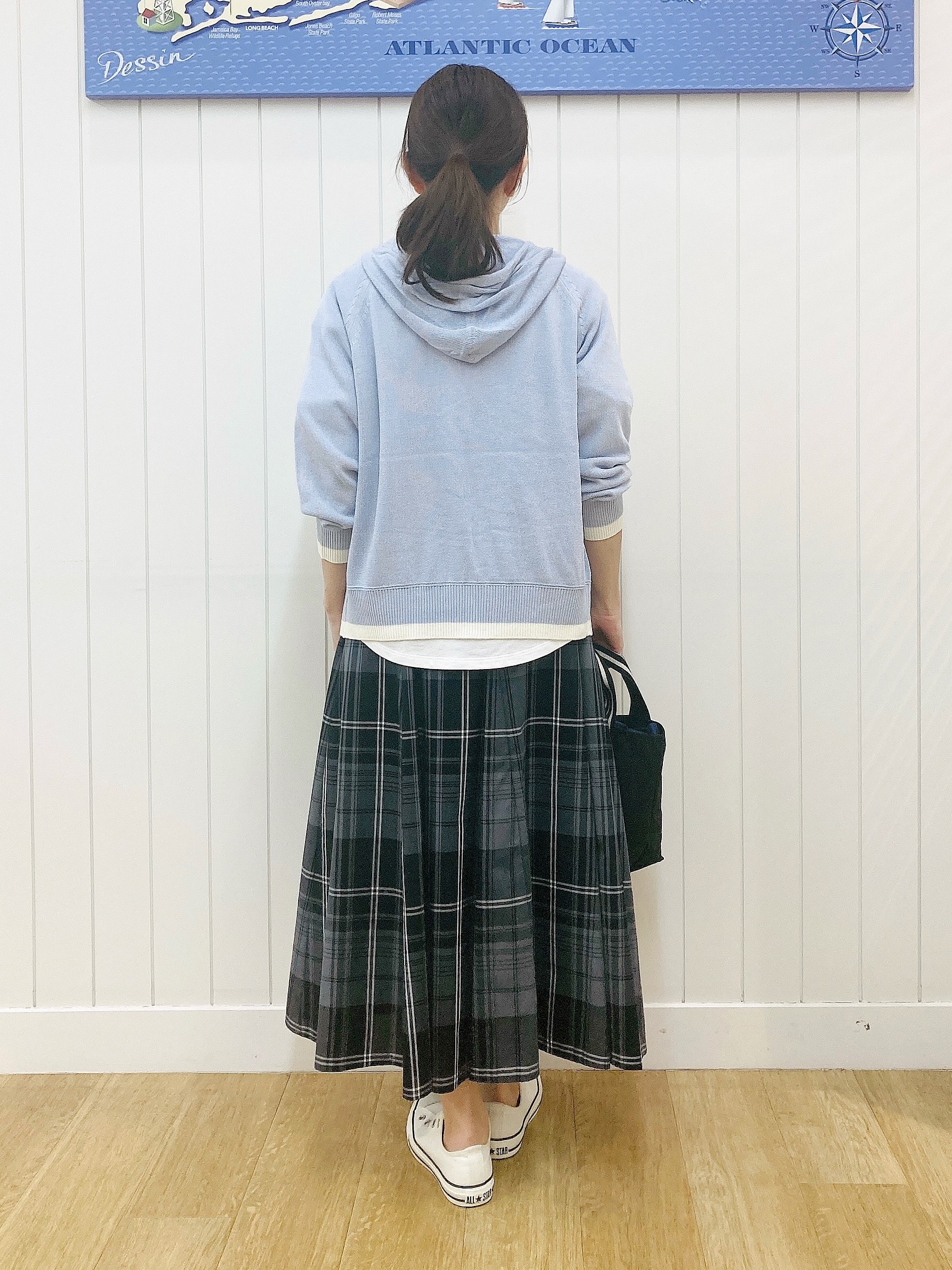 yoshiさんの「Dessin｜【洗える】リネン混フーデッドパーカー」を使ったコーディネート