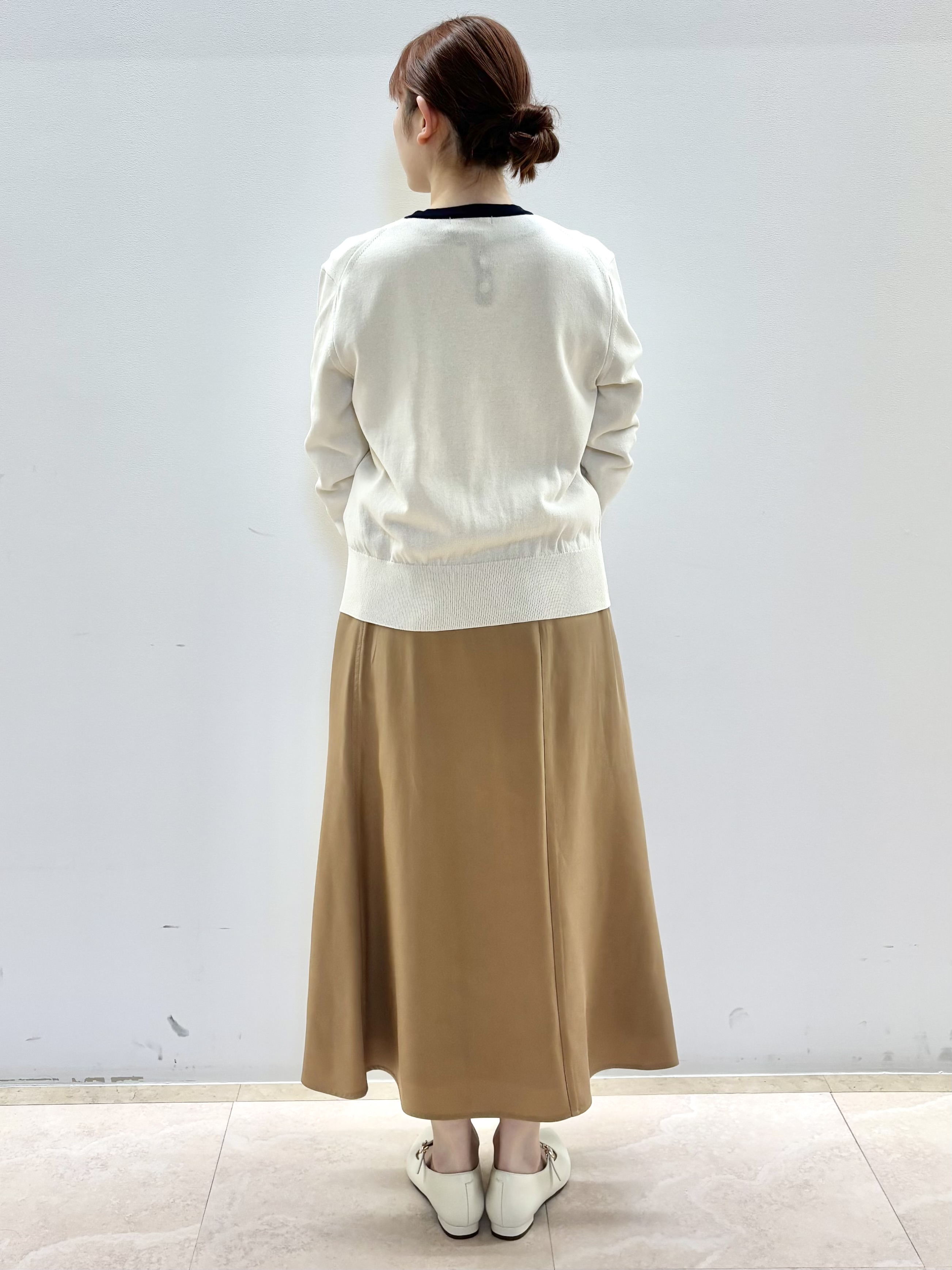 Satoさんの「Reflect｜【アンサンブル可】バイカラーカーディガン」を使ったコーディネート