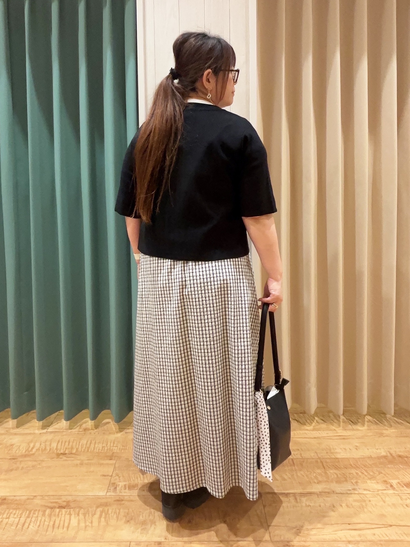 タガさんの「SHOO･LA･RUE｜【綿100％/S-LL/プチプラ】選べる3柄 プリントアソートTシャツ」を使ったコーディネート