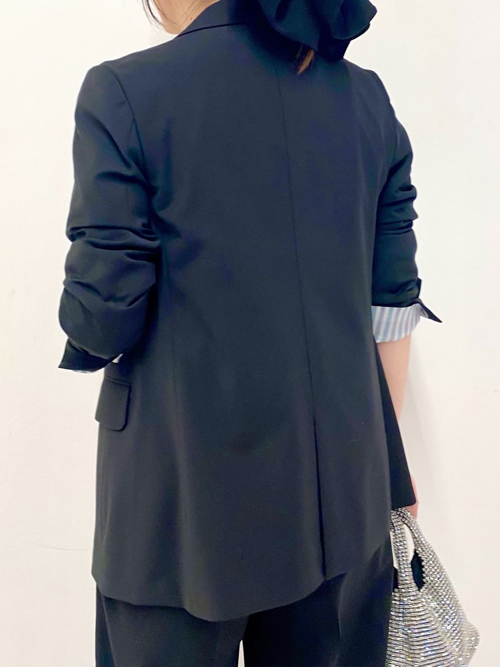 Sawaguchiさんの「DRESSTERIOR｜【otonaMUSE5月号掲載/セットアップ可/撥水】ブラックワイドパンツ」を使ったコーディネート