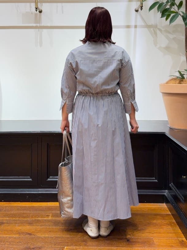 Asamiさんの「DRESSTERIOR｜【ウォッシャブル】ヴィンテージバンドカラーGジャン」を使ったコーディネート