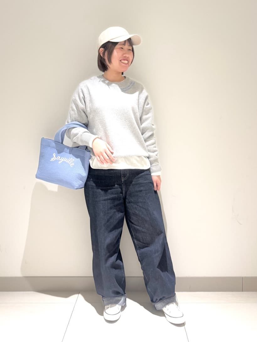 Liriさんの「Dessin｜【洗える】ワイドカーブシルエット12OZデニム」を使ったコーディネート