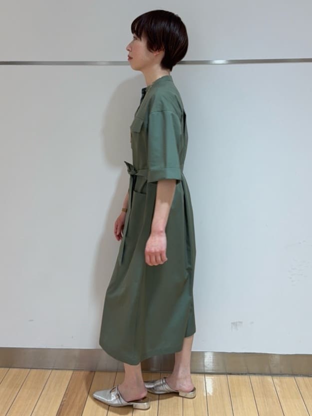 あやさんの「UNTITLED｜◆【洗える/前開きボタン】シャンブレーシャツワンピース」を使ったコーディネート
