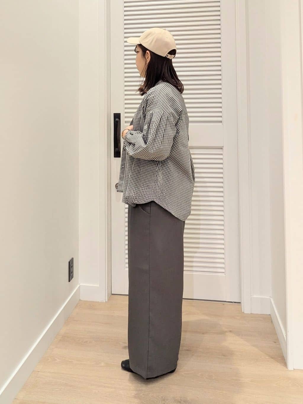 enさんの「Dessin｜【洗える】コットンロゴロングTシャツ」を使ったコーディネート