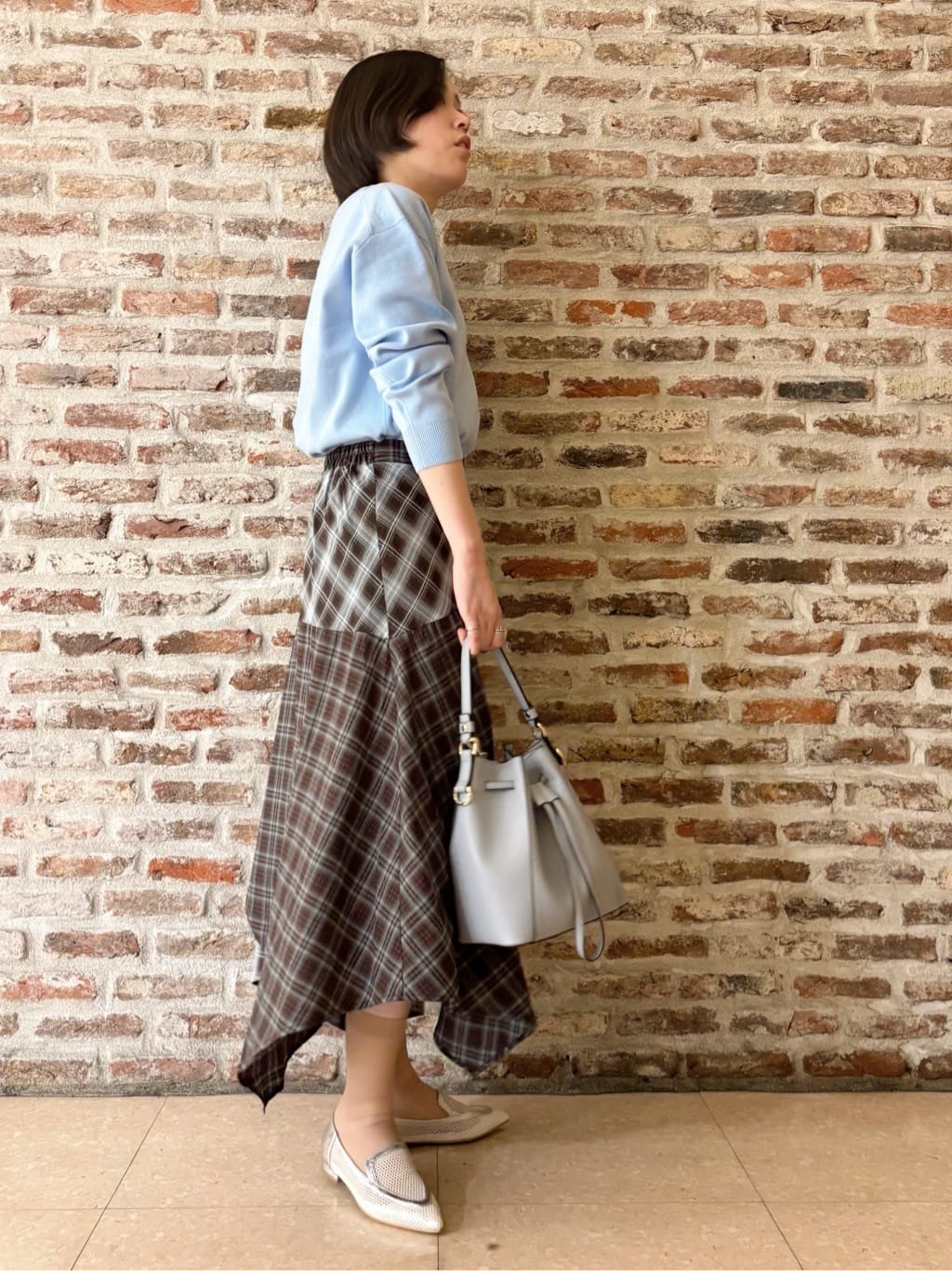 しばさんの「THE SHOP TK｜【オンオフ問わず活躍】ダンボールカルゼジャケット」を使ったコーディネート