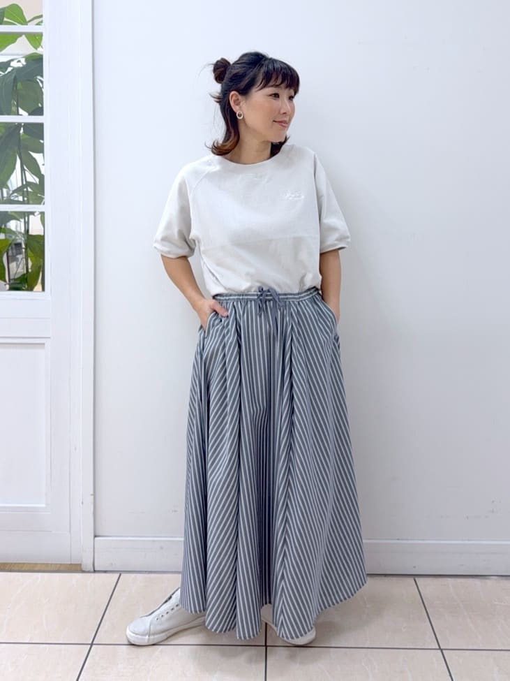 Osawaさんの「Dessin｜【洗える】ミニ裏毛刺繍ロゴプルオーバー」を使ったコーディネート