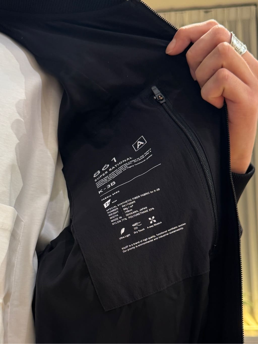 kawarataniさんの「DRESSTERIOR｜◆【干場義雅&times;K－3B&times;DRESSTERIOR】ブラックMA－1」を使ったコーディネート