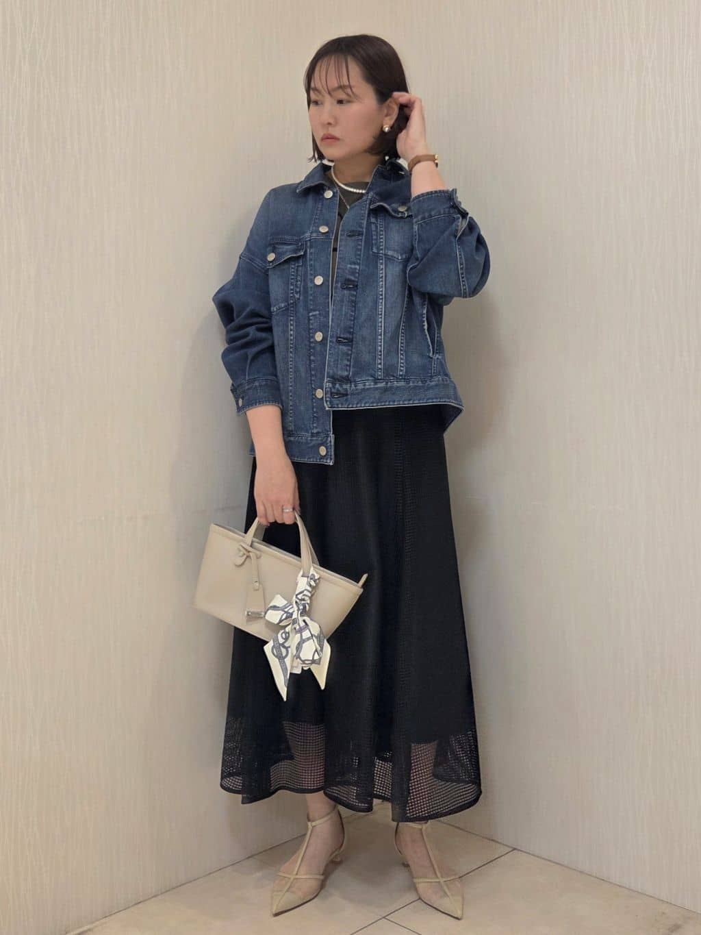 naokoさんの「UNTITLED｜【Healthy DENIM】別注Bran／デニムジャケット」を使ったコーディネート