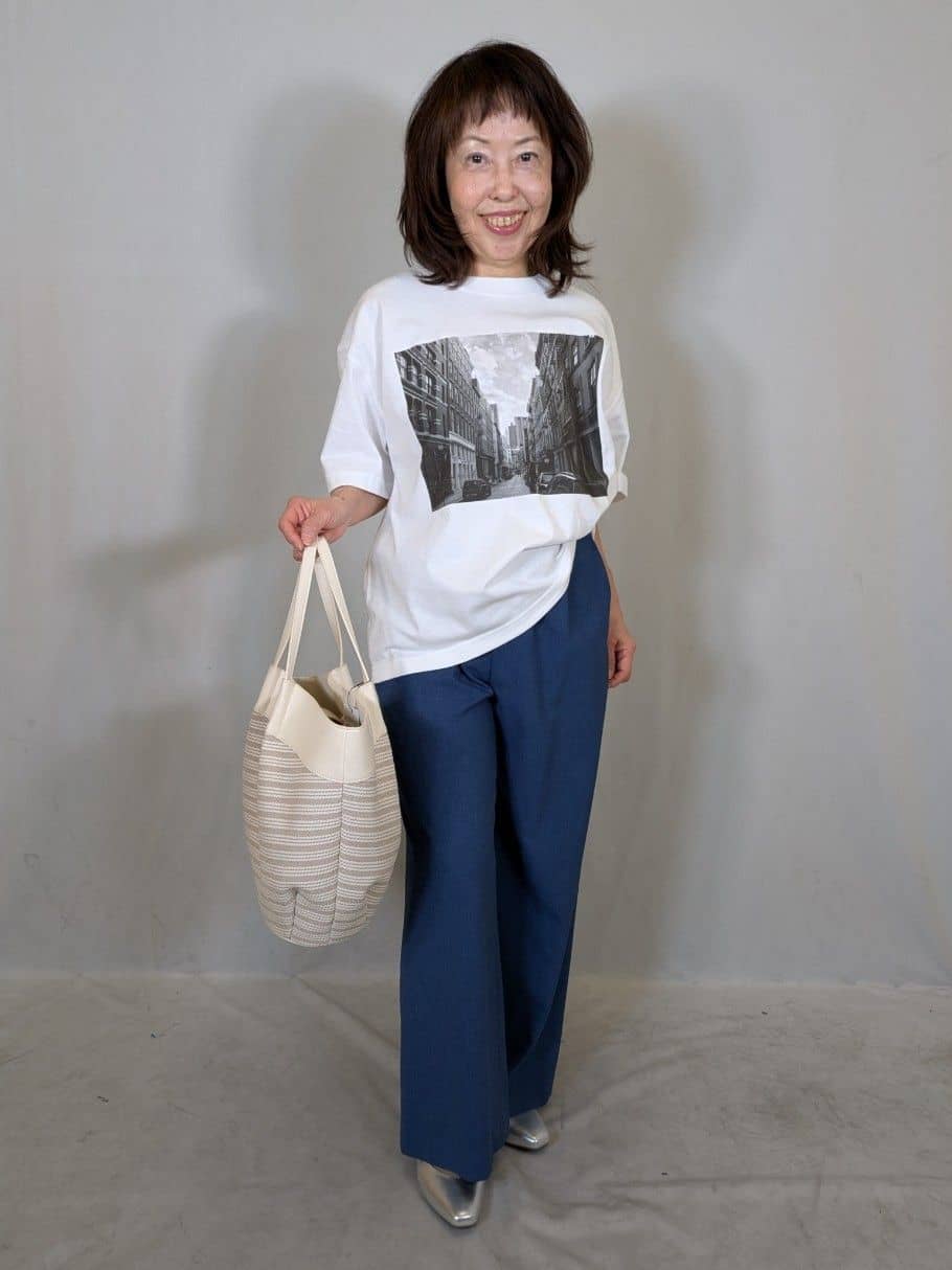 k.kazunoさんの「Reflect｜【STAR＆STRIPE】フォトTシャツ」を使ったコーディネート