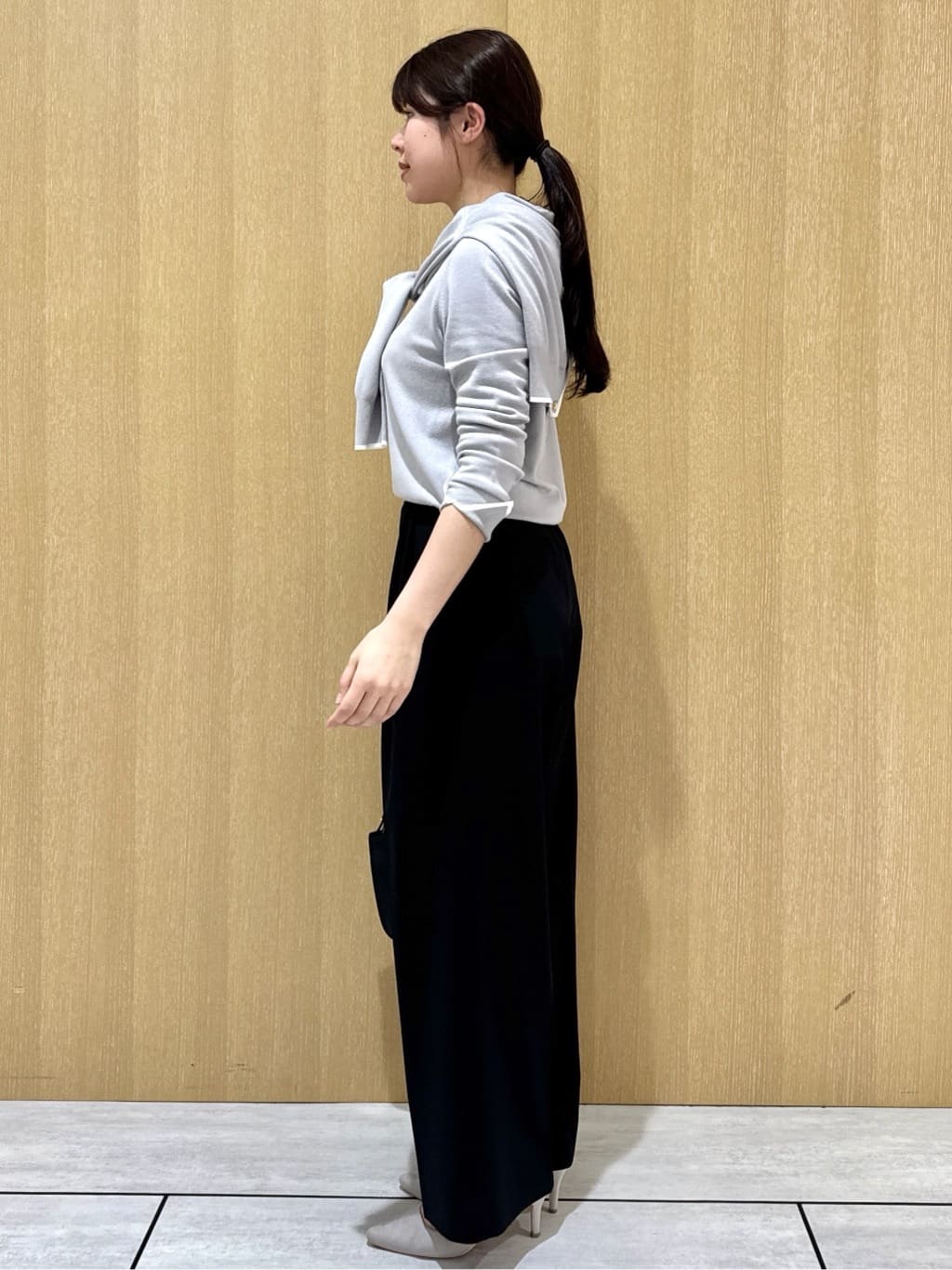 nanaさんの「UNTITLED｜【アンサンブル可/洗える】ウォームスパン カーディガン」を使ったコーディネート