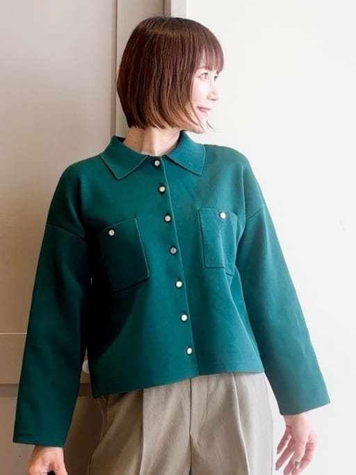 yamakoさんの「grove｜高評価！一枚でも羽織でも、大人のTOPS風カーディガン」を使ったコーディネート