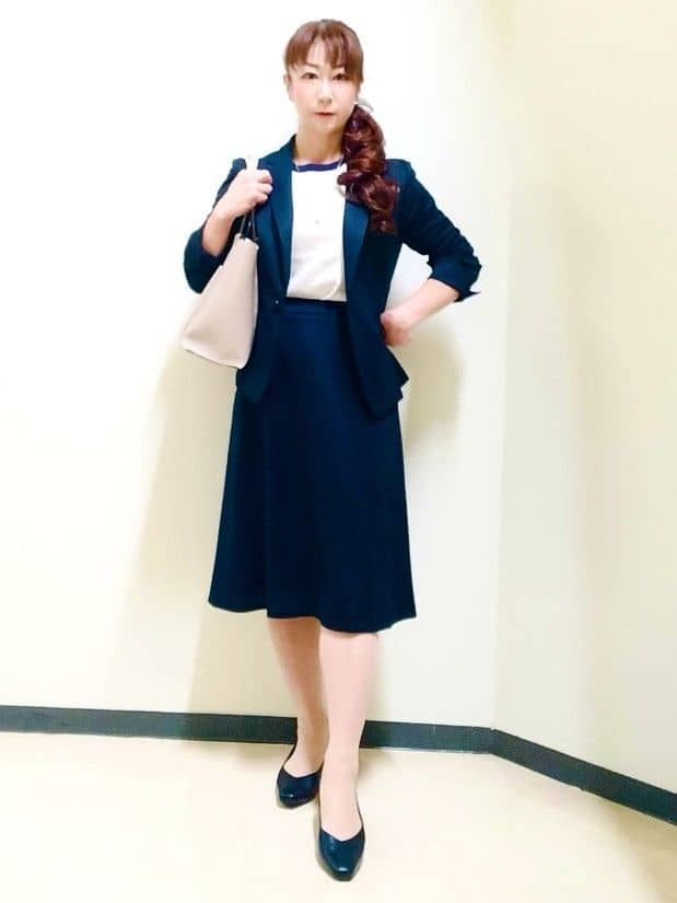 花さんの「Reflect｜【SS-4Lサイズ／UVカット／接触冷感】匠ジャケット／ベーシックテーラード」を使ったコーディネート
