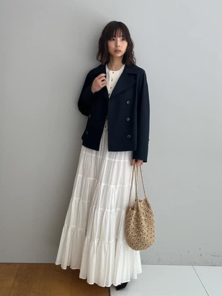 misaさんの「DRESSTERIOR｜【UVカット/ウォッシャブル】クールタッチ ニットカーディガン」を使ったコーディネート