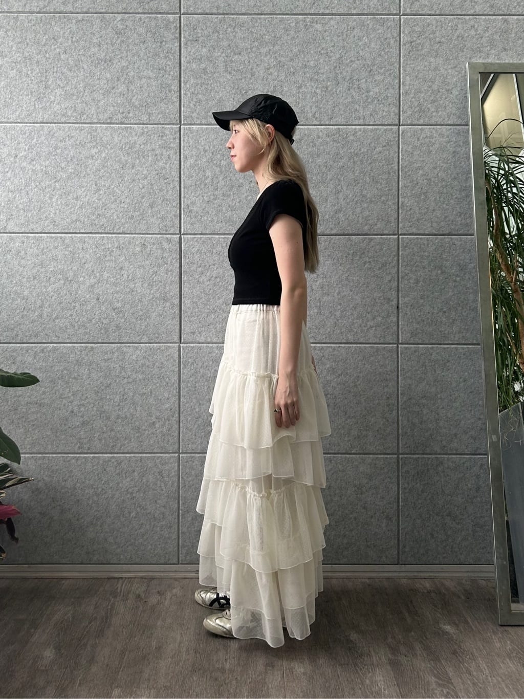 honoka Aさんの「CODE A｜M everyday rib button tee」を使ったコーディネート