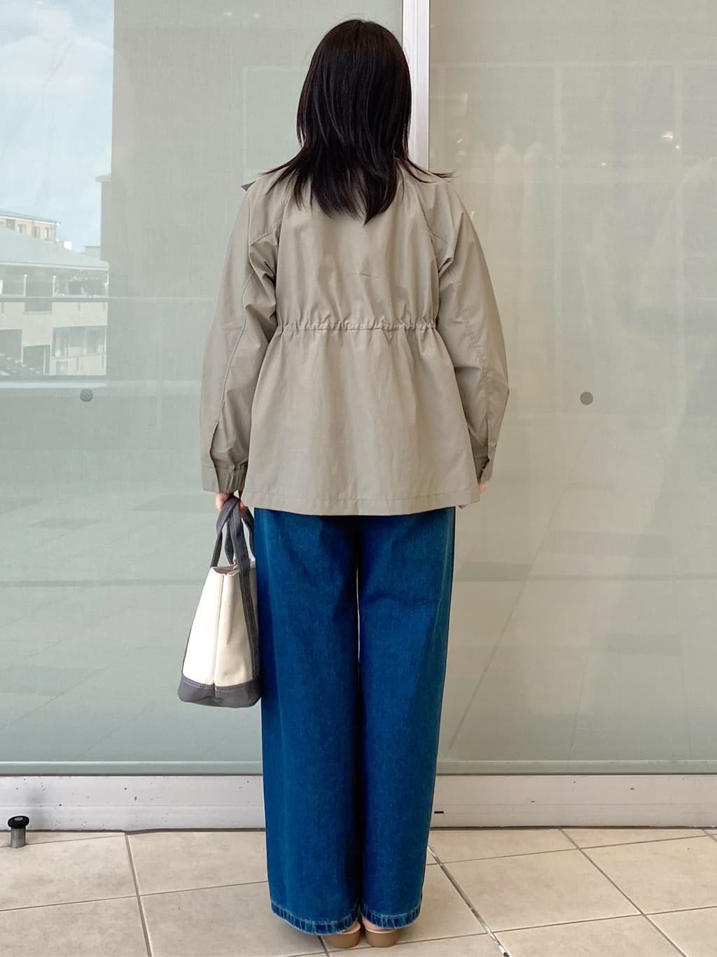 Jeanさんの「OPAQUE.CLIP｜撥水スタンドZIPブルゾン【洗濯機OK／UVケア／花粉対応】」を使ったコーディネート