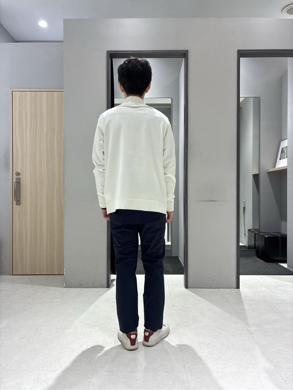わいずみさんの「TAKEO KIKUCHI｜ジップアップ 鹿の子 ニット」を使ったコーディネート