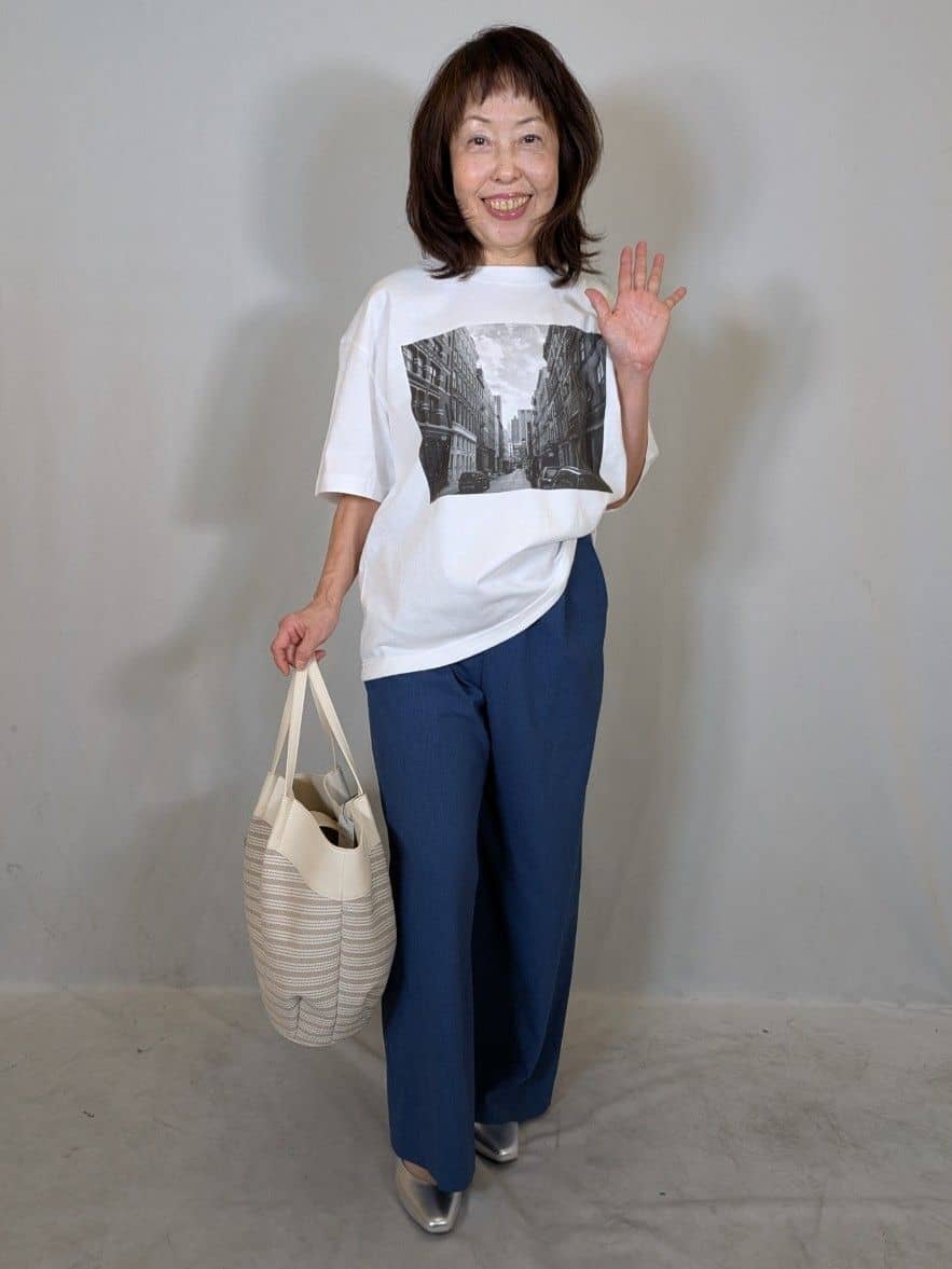k.kazunoさんの「Reflect｜【STAR＆STRIPE】フォトTシャツ」を使ったコーディネート