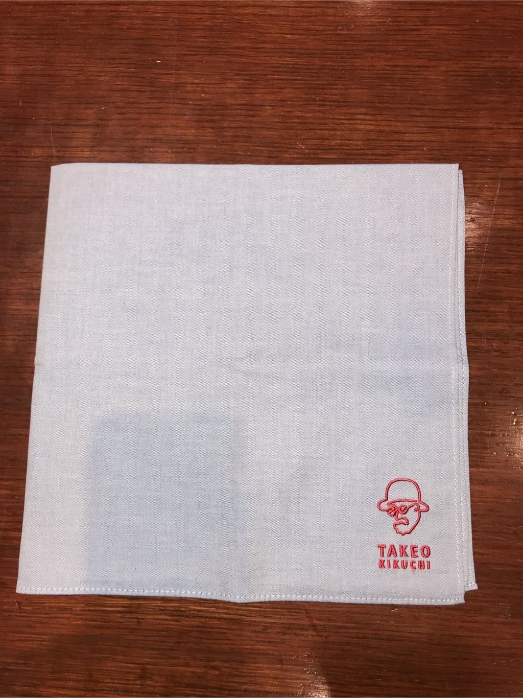 じゅんさんの「TAKEO KIKUCHI｜シャンブレーハンカチ」を使ったコーディネート