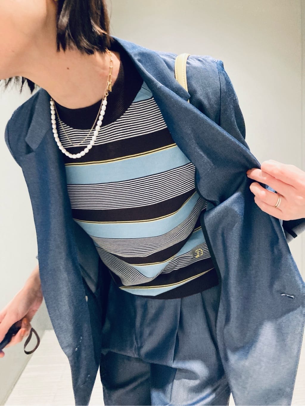 Furuさんの「DRESSTERIOR｜【otonaMUSE5月号掲載/セットアップ可】テンセルデニムダブルジャケット」を使ったコーディネート