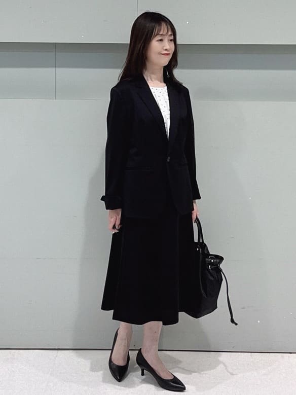 makiさんの「UNTITLED｜【UV/接触冷感/スーツ】ジャージマーメイドスカート」を使ったコーディネート