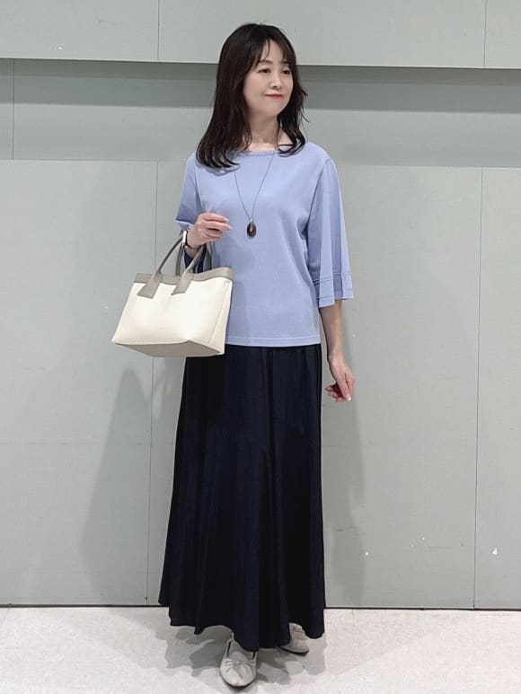 makiさんの「UNTITLED｜【定番人気/はっ水/洗える】タスランショートトレンチコート」を使ったコーディネート