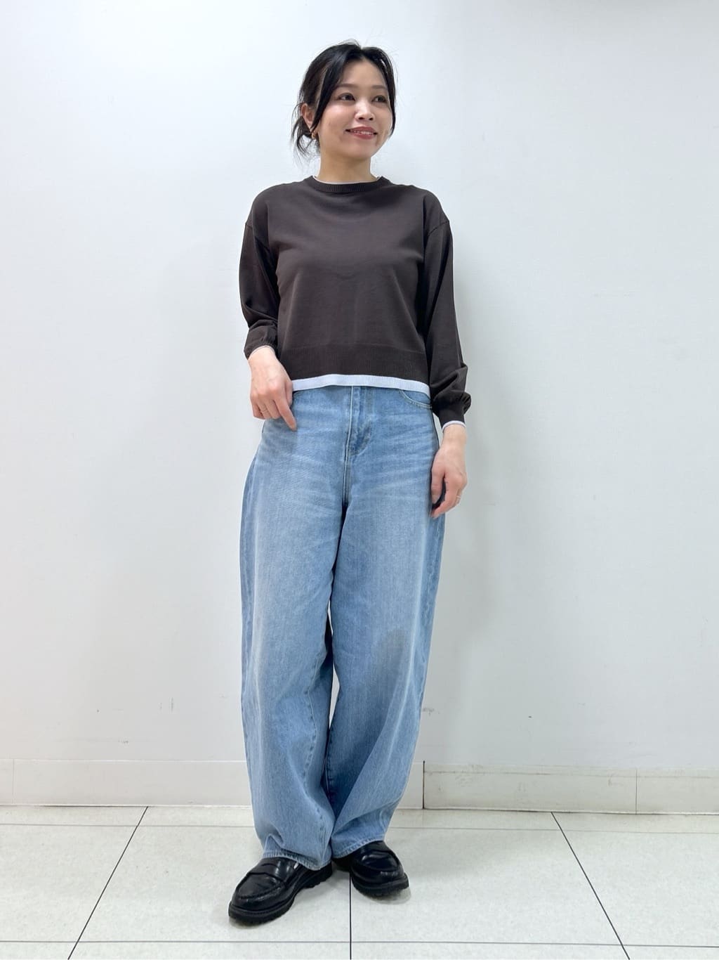 Kaiさんの「Dessin｜シャンブレースプリングコート」を使ったコーディネート