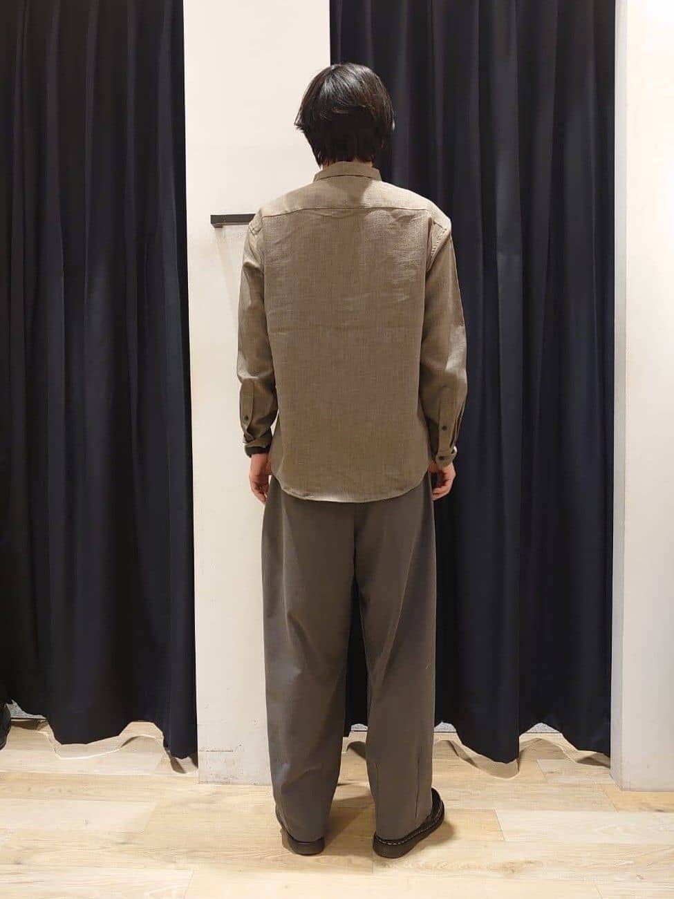 Fさんの「THE SHOP TK｜【LINO FINE】リネンライク 長袖シャツ UVカット/イージーケア/吸水速乾/洗濯機OK」を使ったコーディネート