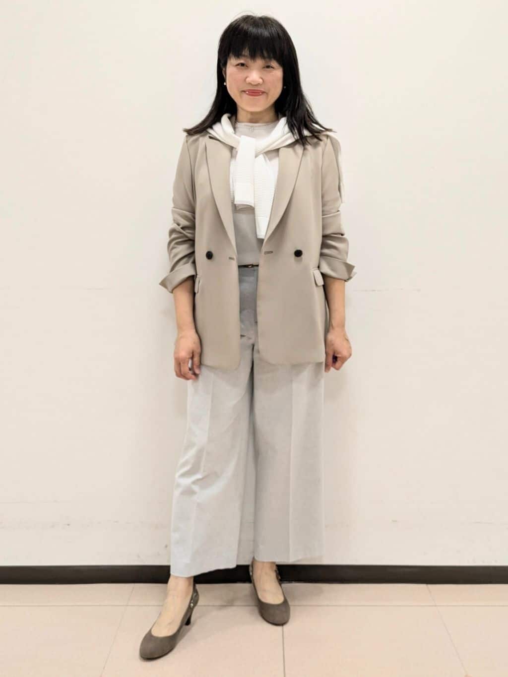 ともさんの「UNTITLED｜【追加5/本革/日本製】フリーフックベルト」を使ったコーディネート
