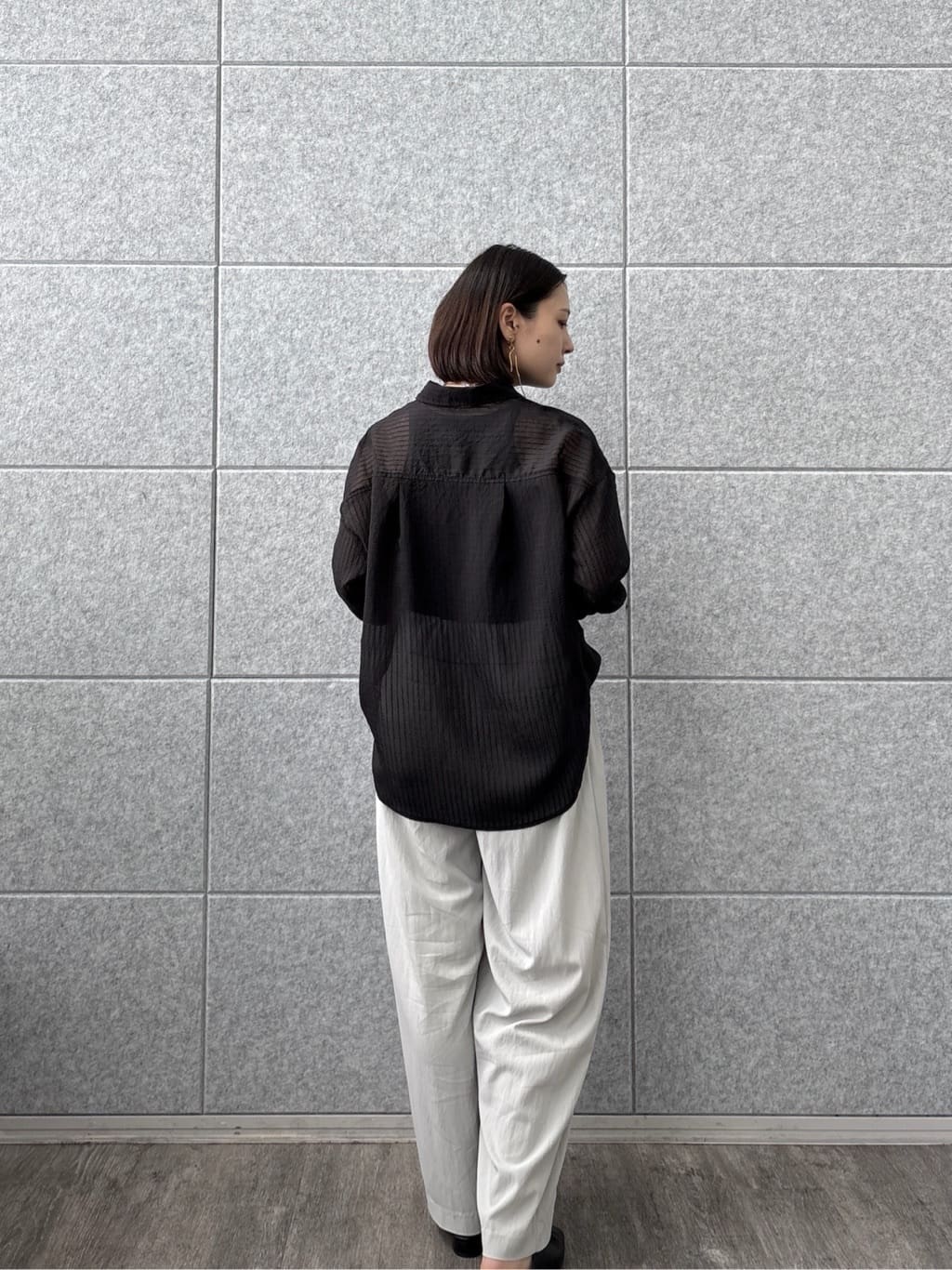 ayanoさんの「INDIVI｜【接触冷感】ファインシアーブラウス」を使ったコーディネート