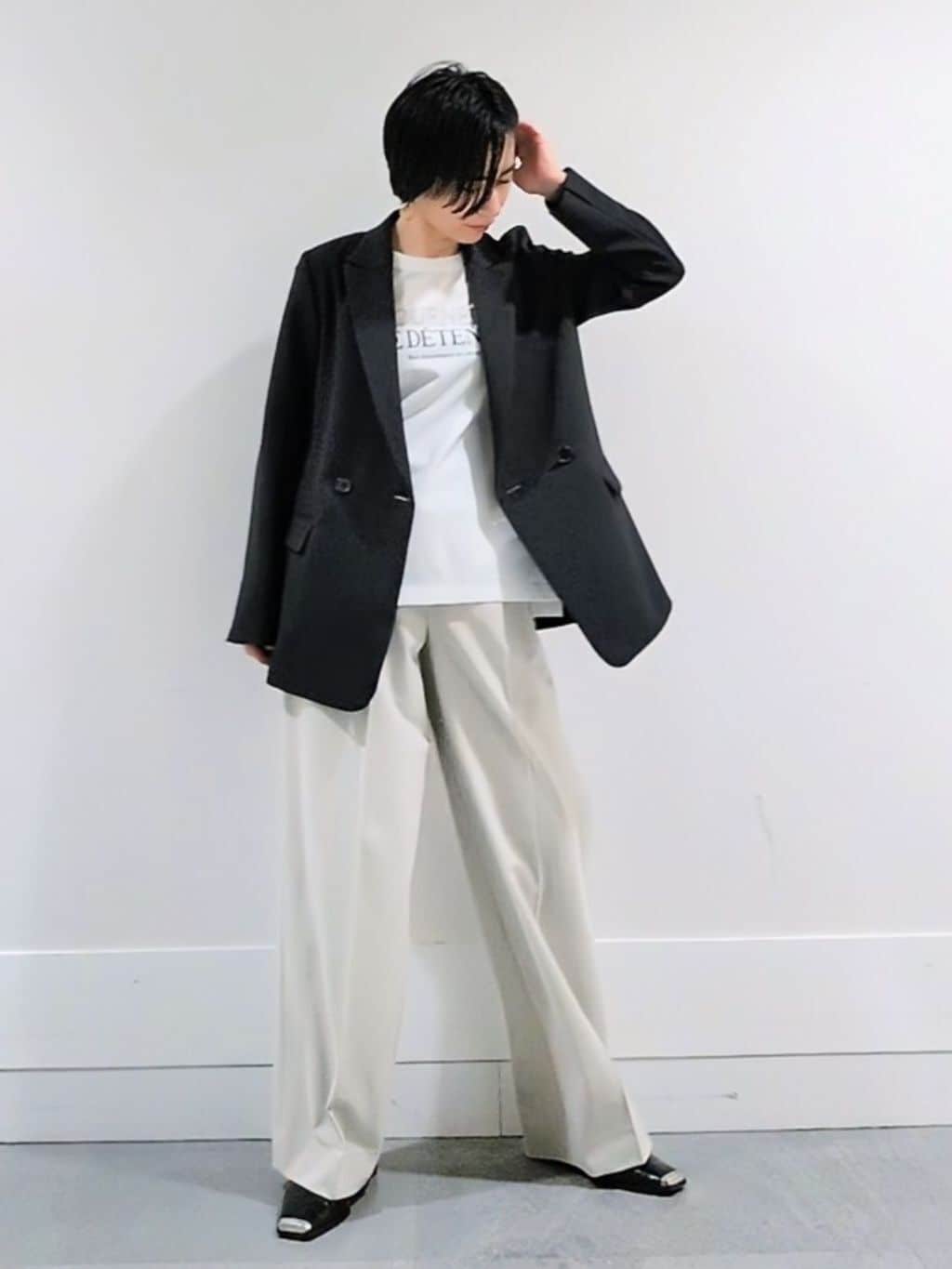 ミズタさんの「UNTITLED｜【ロゴ/プリント】グラフィックTシャツ」を使ったコーディネート