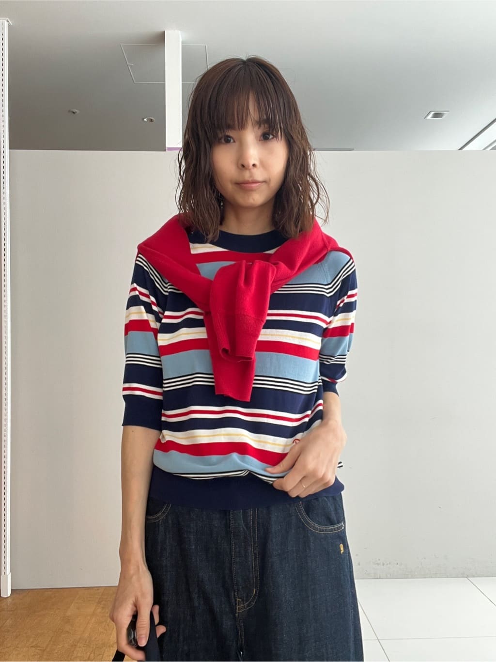 misaさんの「DRESSTERIOR｜【otonaMUSE5月号掲載】センタープレス ワイドストレートデニム」を使ったコーディネート