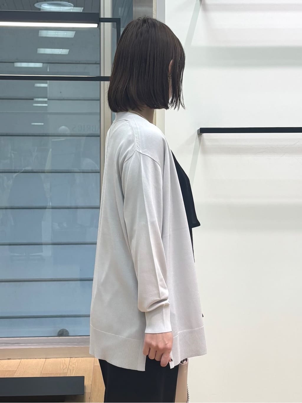 asamiさんの「INDIVI｜【着る日傘】シフォンドッキングブラウス」を使ったコーディネート