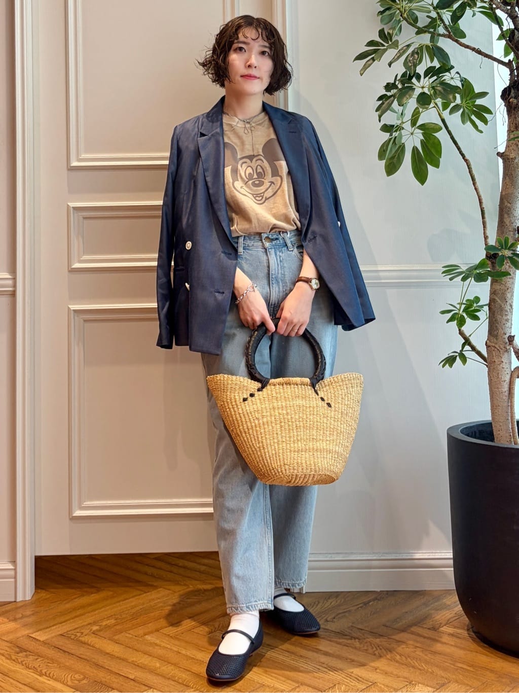 nakaoさんの「DRESSTERIOR｜【otonaMUSE5月号掲載/セットアップ可】テンセルデニムダブルジャケット」を使ったコーディネート