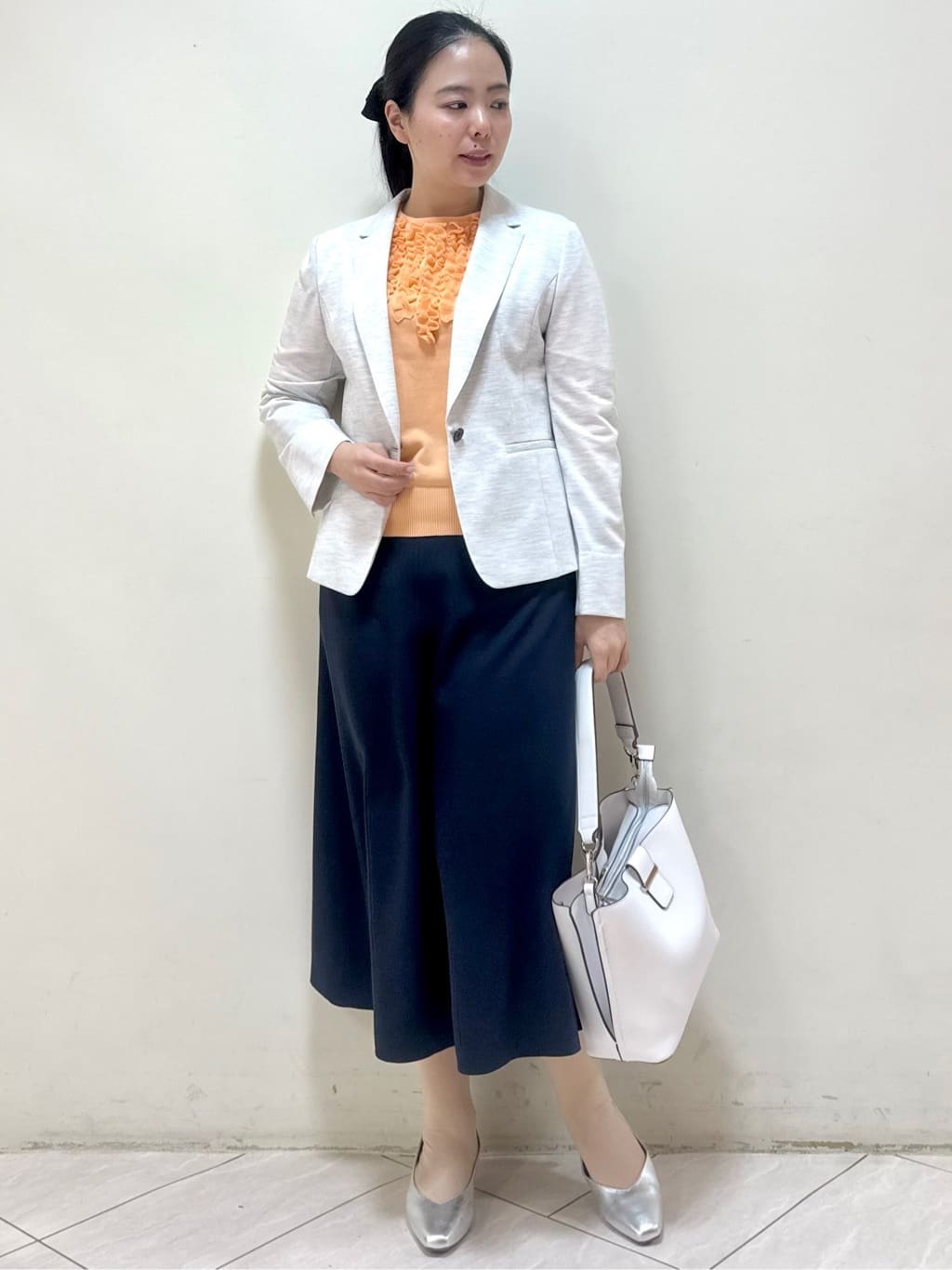 rincoさんの「Reflect｜【SS-4Lサイズ／UVカット／接触冷感】匠ジャケット／ベーシックテーラード」を使ったコーディネート